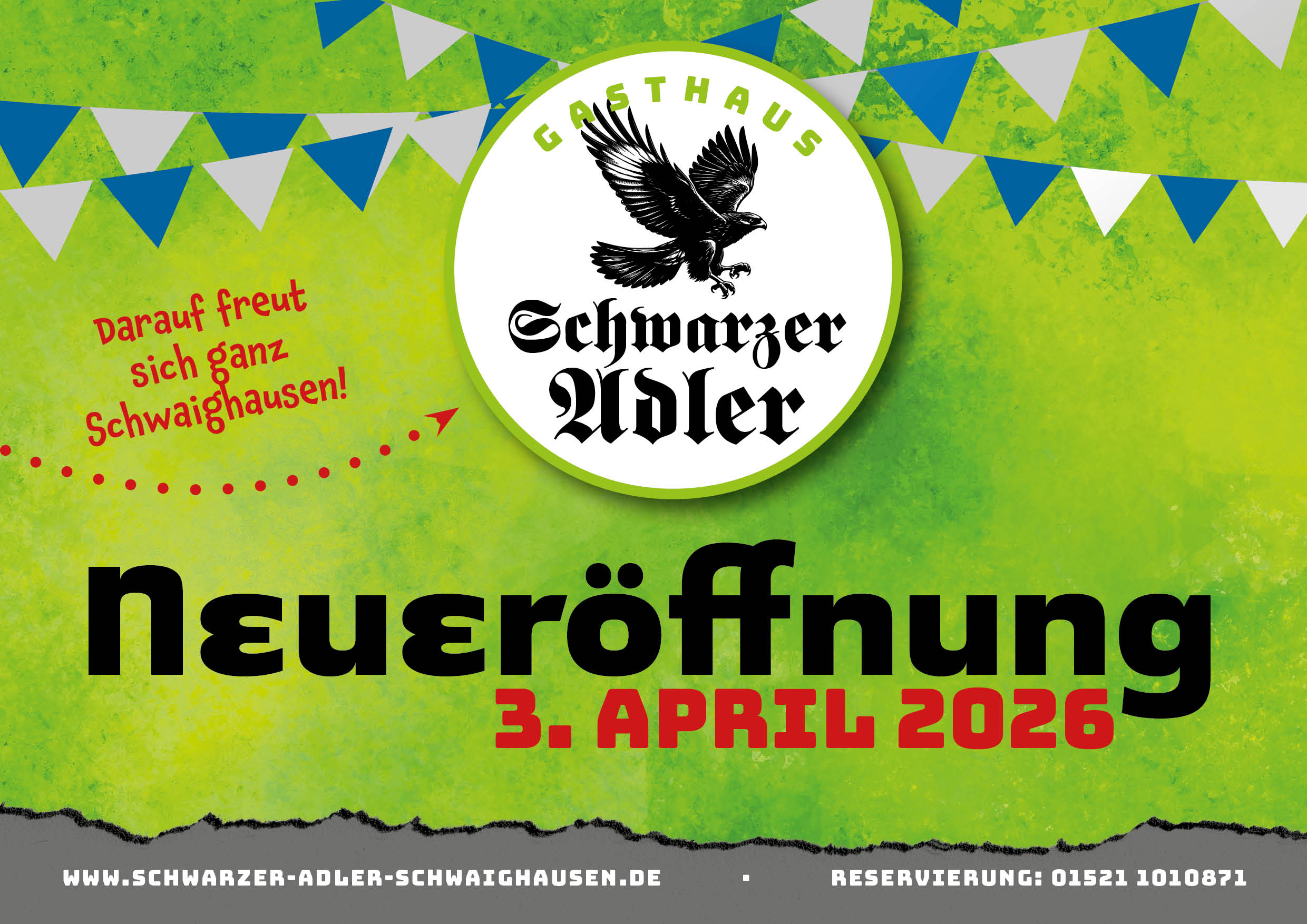 Neueröffnung Gasthaus Schwarzer Adler Schwaighausen Neueröffnung Gasthaus Schwarzer Adler Schwaighausen 3. April 2026